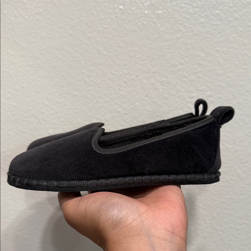 Zara Kids Black Slip-On Slippers